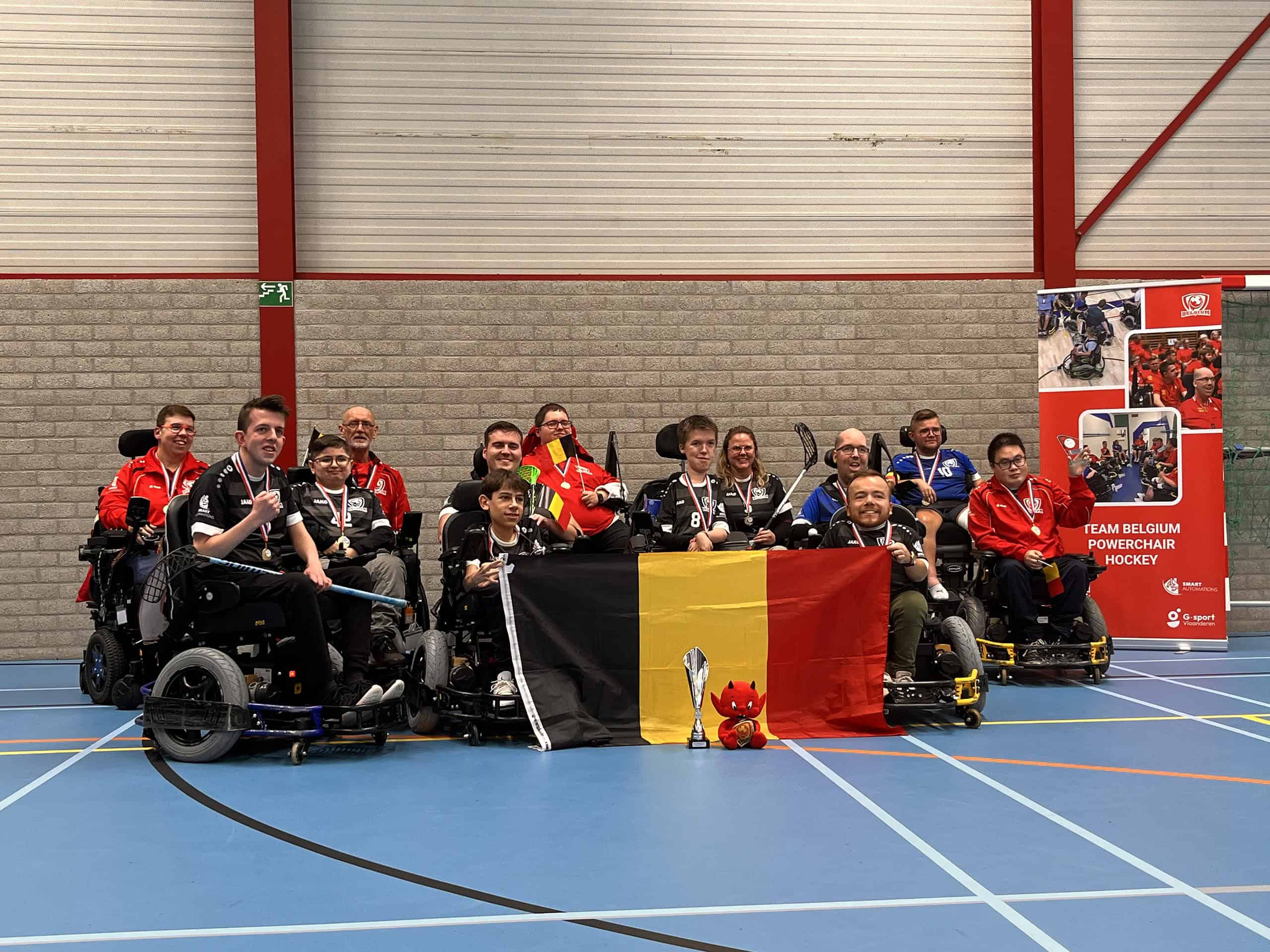 Team Belgium Powerchair Hockey | Overwinning op Kwalificatietoernooi 2023!